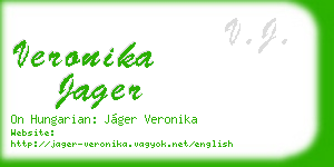 veronika jager business card